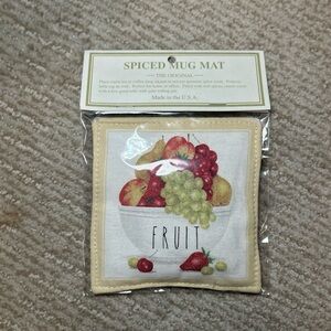 Fruit Design Spiced Mug Mat